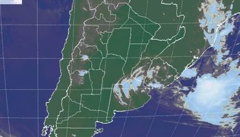 Cambio de masa de aire en el sur de la región pampeana