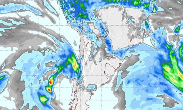 Pronóstico de lluvias para el 11 de mayo de 2017.