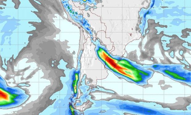 Pronóstico de precipitaciones para el 14 de septiembre.