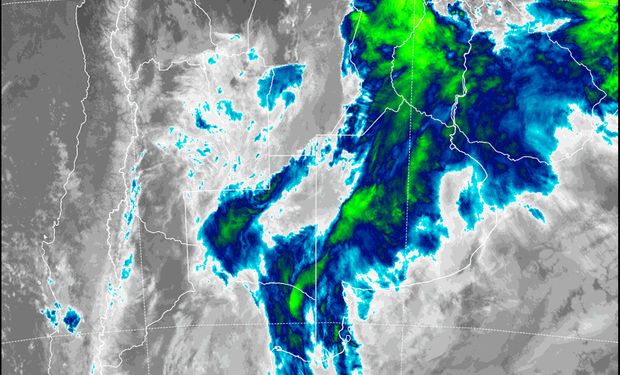 El Servicio Meteorológico Nacional alerta por lluvias y tormentas de variada intensidad