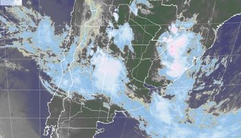 Precipitaciones sobre el este y sur de Buenos Aires