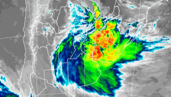 Alerta por lluvias intensas: se esperan hasta 80 mm acumulados
