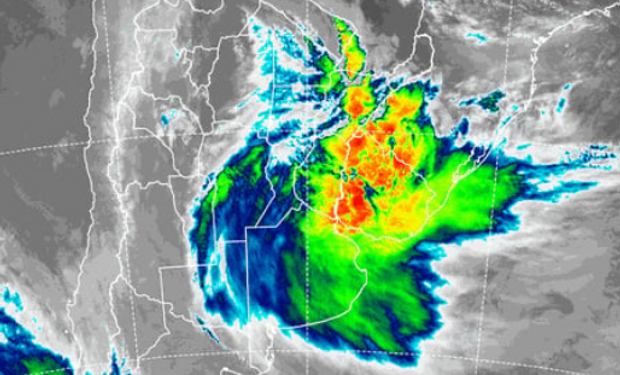 Alerta por lluvias intensas: se esperan hasta 80 mm acumulados