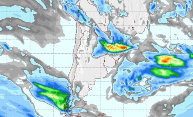 Mapa de Precipitaciones para el 31 de mayo.