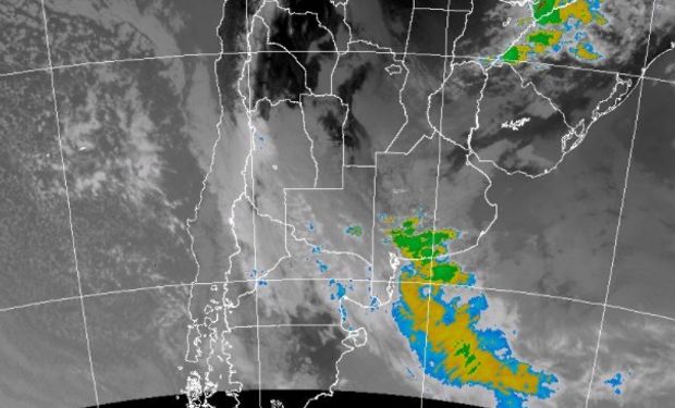 Alerta del SMN por tormentas fuertes o severas.