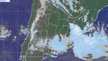 Lluvias menores y lloviznas sobre la franja central