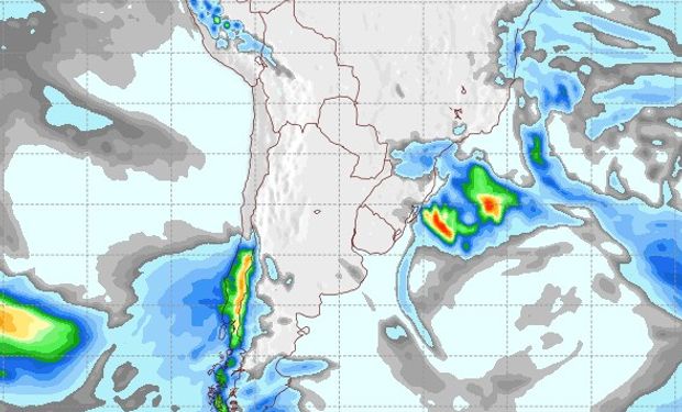 Pronóstico de lluvias para el 24 de agosto.
