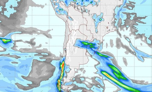 Pronóstico de lluvias para el viernes 5 de octubre.