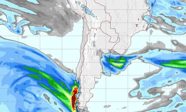 Pronóstico de lluvias para el 26 de julio.