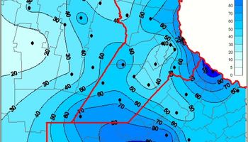 Mapa de precipitaciones: lo que dejó un fin de semana negro en Buenos Aires y La Pampa