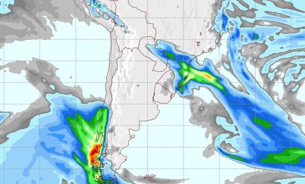 Pronóstico de lluvias para el 23 de agosto.