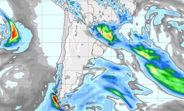 Pronóstico de lluvias para el 3 de octubre.