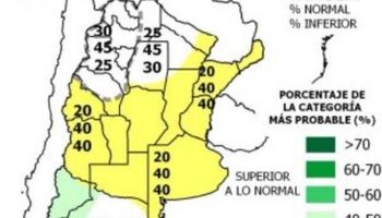 Alerta: lluvias inferiores a las normales hasta febrero