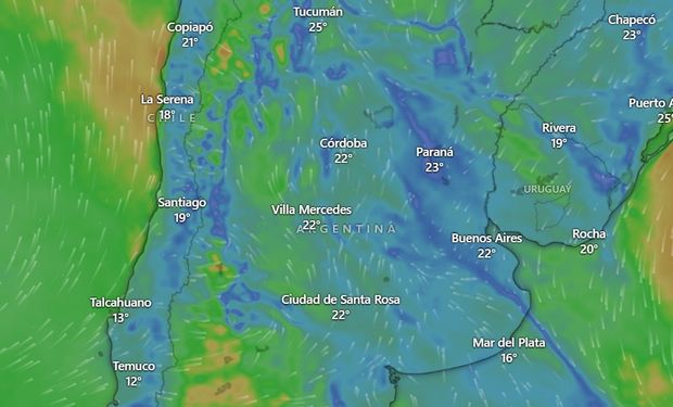Vuelven las lluvias de gran cobertura: el detalle de las tormentas que se esperan