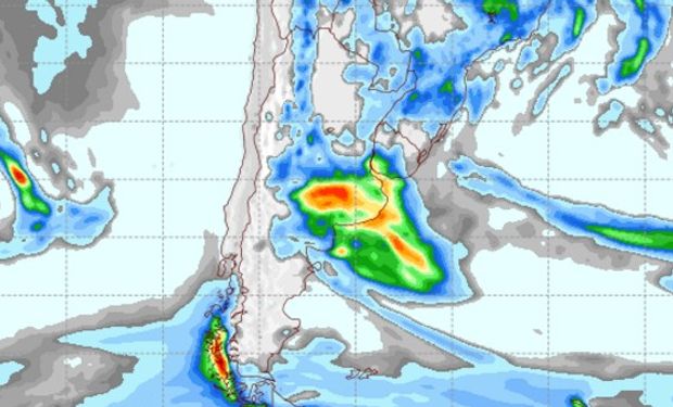 Pronóstico de lluvias para el 10 de noviembre de 2016.