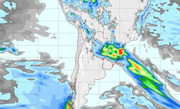 Pronóstico de lluvias para el sábado 6 de octubre.