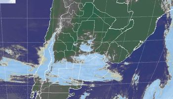 Lloviznas y lluvias débiles sobre regiones del centro