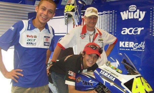 El cordobés que trabaja en el campo, cumplió un sueño con Valentino Rossi y corrió el Mundial de Superbikes