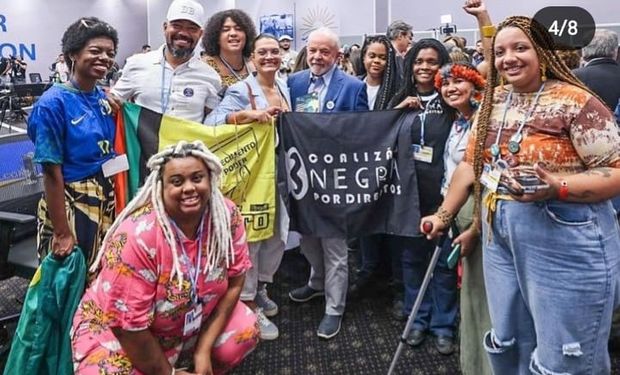 Lula participou de um encontro com representantes da sociedade civil brasileira na COP27. (foto - Instagram Lula)