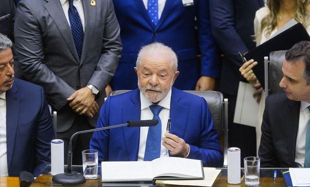 Em seu discurso de posse no Congresso Nacional, Lula disse que acabar com a fome é a prioridade do governo. (foto - Agência Câmara)