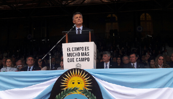 Macri: "Cuando crece el campo, crece la Argentina"