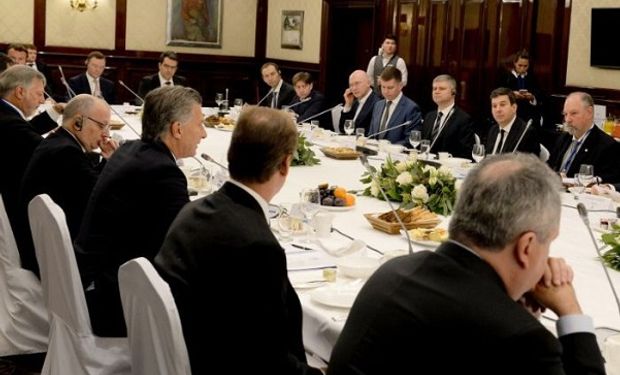 Macri se reunió con directivos de 17 compañías rusas líderes