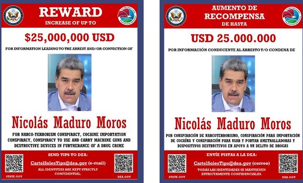 Maduro recua de tarifa contra o Brasil após EUA fixarem recompensa por sua prisão