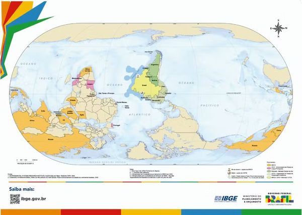 mapa mundi ibge