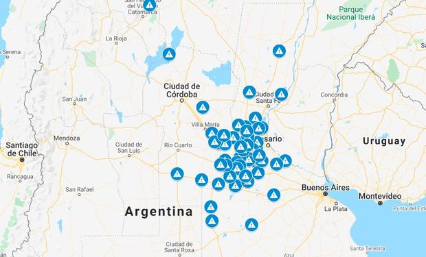 Mapa: las localidades que restringen la circulación de camiones en la cuarentena