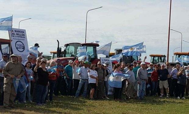 Por la libertad y la República, el campo se suma al #17A