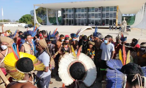 Tese do Marco Temporal foi declarada inconstitucional pelo STF, ainda assim, deputados e senadores a aprovaram no Congresso. (Fabio Pozzebom/Ag. Brasil)