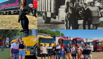 Lleva la ruta en la sangre y aprendió a manejar el camión antes que el auto: la emotiva historia de Marianela Gariboglio, quinta generación de una familia dedicada al transporte