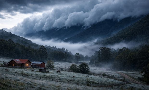 Primeira massa de ar frio de 2026 reduz temperaturas no Sul e no Sudeste