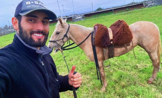 Estudante de Engenharia Agrícola, ele ama cuidar dos bichos e da terra. (Foto - Arquivo Pessoal)