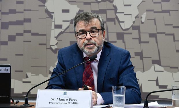 Presidente do Instituto Chico Mendes de Conservação da Biodiversidade (ICMBio), Mauro Oliveira Pires, se diz injustiçado. (Foto - Edilson Rodrigues/Ag. Senado)