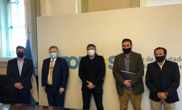 Máximo Kirchner recibió a los productores de biocombustible