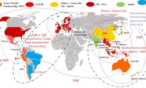 Negociaciones que cambiarán el mapa del comercio y la inversión.