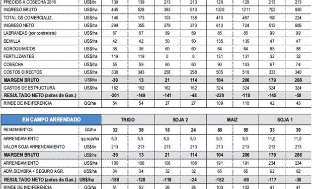 Fuente: Márgenes Agropecuarios