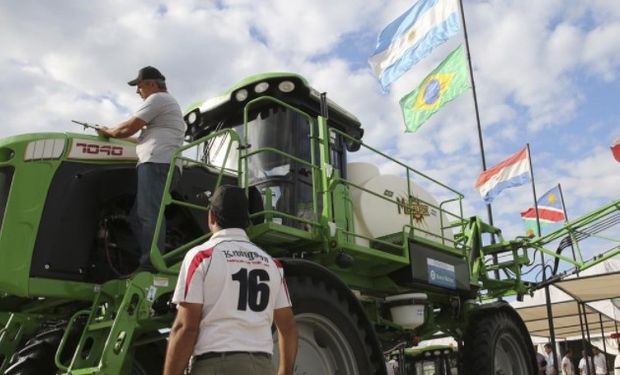 La pulverizadora autopropulsada, uno de los productos de Metalfor.