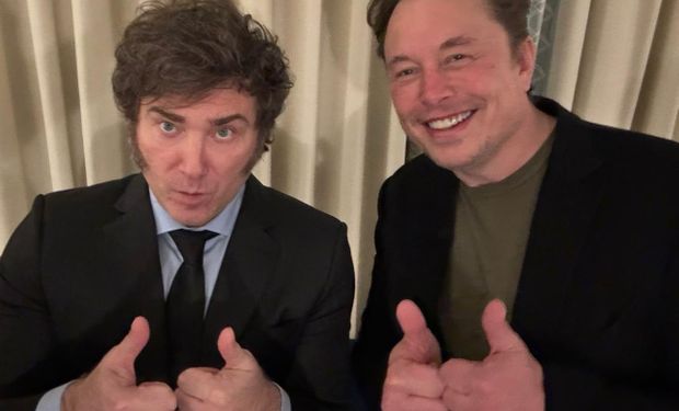 Milei se reunió con el empresario Elon Musk en Los Ángeles, Estados Unidos, en el marco de la Conferencia Global del Instituto Milken