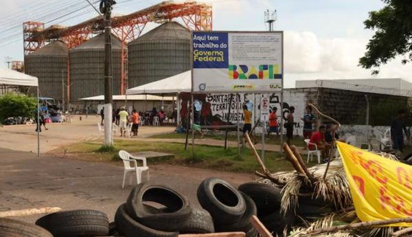Manifestación indigena Brasil
