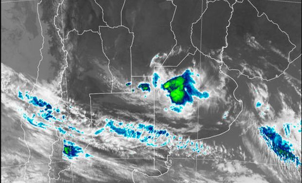 La foto de satélite presenta coberturas que diferencian zonas de actividad.