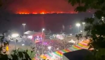 Suspeito de provocar “muralha de fogo” que viralizou em Festa Junina é multado em R$ 50 milhões