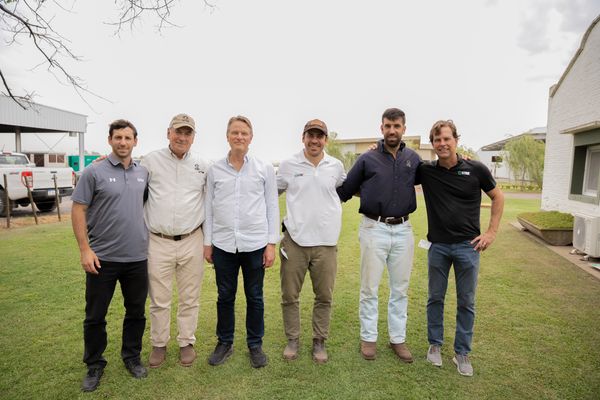 Myron Stine de visita en Argentina