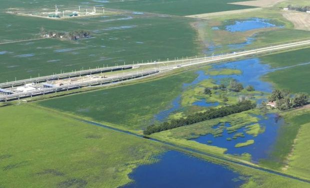 Alertan que está en riesgo la agricultura en la zona núcleo por la suba de la napa.