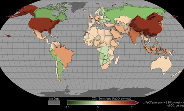 Golazo para las vacas albicelestes: el mapa de la NASA que desmitifica las críticas al sector ganadero argentino