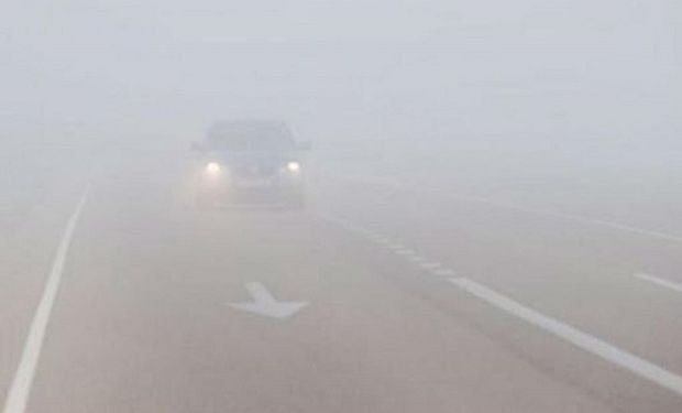 Alerta del Servicio Meteorológico Nacional por bancos de niebla en la región centro 