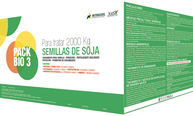 Nueva línea de productos biológicos para soja de Nitrasoil