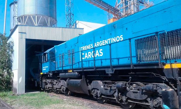 La línea Urquiza volvió a transportar granos.