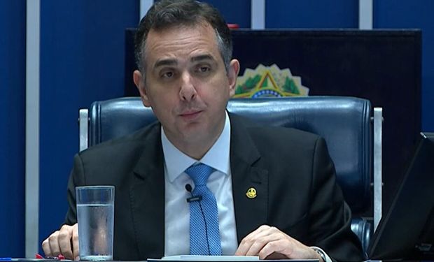 Reeleição de Rodrigo Pacheco como presidente do Senado Federal é uma vitória do Palácio do Planalto. (foto - captura TV Senado)